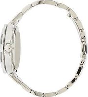 Guess Vista Diamonds Silver Dial Silver Steel Strap Watch for Women - W12080L1