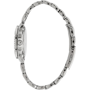 Guess Water Pro Diamonds Silver Dial Silver Steel Strap Watch For Women - G75511M