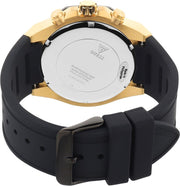 Guess Momentum Black Dial Black Rubber Strap Watch for Men - GW0263G1