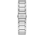 Guess Fusion Chronograph Crystals Silver Dial Silver Steel Strap Watch For Women - GW0552L1