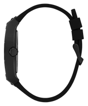 Guess Legend Analog Black Dial Black Rubber Strap Watch For Men - GW0648G1