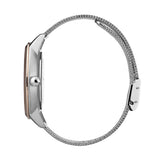 Hugo Boss Symphony Brown Dial Silver Mesh Bracelet Watch for Women - 1502423