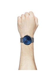 Hugo Boss Horizon Blue Dial Black Mesh Bracelet Watch for Men - 1513734