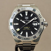 Tag Heuer Aquaracer Black Dial Watch for Men - WAY2010.BA0927
