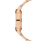 Daniel Wellington Iconic Link Emerald Green Dial Rose Gold Steel Strap Watch For Women - DW00100419
