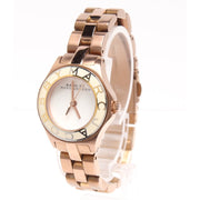 Marc Jacobs Blade White Dial Gold Steel Strap Watch for Women - MBM3075