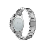 Hugo Boss Premiere Chronograph Silver Dial Silver Steel Strap Watch for Women - 1502442