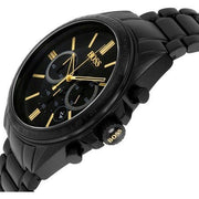 Hugo Boss Driver Chronograph Black Dial Black Steel Strap Watch for Men - 1513277
