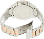 Hugo Boss Talent Chronograph Black Dial Two Tone Steel Strap Watch for Men - 1513584