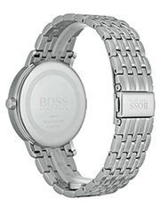 Hugo Boss Corporal Blue Dial Silver Steel Strap Watch for Men - 1513642