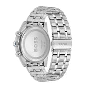 Hugo Boss Skytraveller Chronograph Blue Dial Silver Steel Strap Watch for Men - 1514216