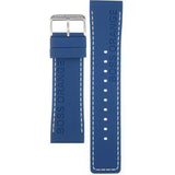 Hugo Boss Globetrotter Chronograph Blue Dial Blue Silicone Strap Watch for Men - 1513821
