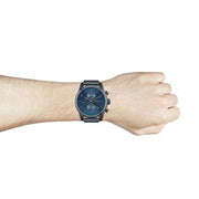 Hugo Boss Skymaster Chronograph Blue Dial Blue Mesh Bracelet Watch for Men - 1513836