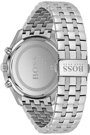 Hugo Boss Associate Chronograph Blue Dial Silver Steel Strap Watch for Men - 1513839