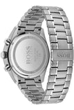 Hugo Boss Champion Chronograph Blue Dial Silver Steel Strap Watch for Men - 1513818