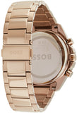 Hugo Boss Classic Chronograph Olive Green Dial Beige Gold Steel Strap Watch For Men - 1514019