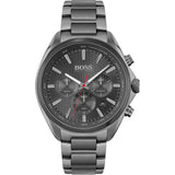 Hugo Boss Distinct Chronograph Grey Dial Grey Steel Strap Watch for Men - 1513858