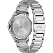 Hugo Boss Prima Chronograph Silver Dial Silver Steel Strap Watch for Women - 1502570