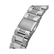 Hugo Boss Admiral Chronograph Blue Dial Silver Steel Strap Watch for Men - 1513907