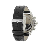Hugo Boss Ikon Chronograph Black Dial Black Leather Strap Watch for Men - 1513178