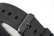 Hugo Boss Velocity Chronograph Black Dial Black Rubber Strap Watch for Men - 1513720