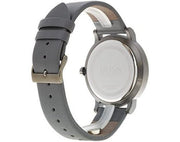 Hugo Boss Architectural Grey Dial Grey Leather Strap Watch for Men - 1513570