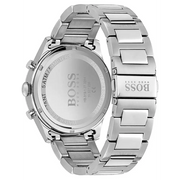 Hugo Boss Pioneer Chronograph Blue Dial Silver Steel Strap Watch for Men - 1513867