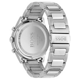 Hugo Boss Pioneer Chronograph Blue Dial Silver Steel Strap Watch for Men - 1513867