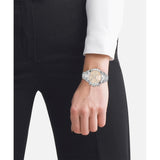 Hugo Boss Novia Chronograph Pink Dial Silver Steel Strap Watch for Women - 1502615