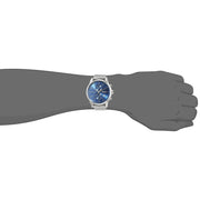 Hugo Boss Jet Chronograph Blue Dial Silver Steel Strap Watch for Men - 1513384