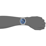Hugo Boss Jet Chronograph Blue Dial Silver Steel Strap Watch for Men - 1513384