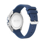 Hugo Boss Velocity Chronograph Black Dial Blue Rubber Strap Watch for Men - 1513717