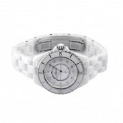 Chanel J12 Diamonds Mother of Pearl White Dial White Steel Strap Watch for Women - J12 H5704