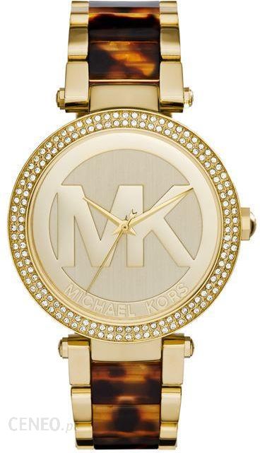 ■ 新品未使用 ■ MICHAEL KORS MK6109 ゴールド 腕時計 Michael Kors Parker Chronograph Gold Dial Two Tone Steel Strap Watch f
