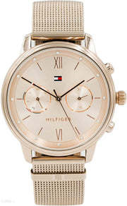 Tommy Hilfiger Blake Quartz Gold Dial Gold Mesh Bracelet Watch for Women - 1782303