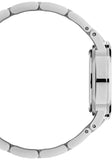 Daniel Wellington Iconic Link Black Dial Silver Steel Strap Watch For Women - DW00100208