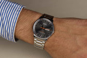 Mido Commander II Automatic Chronometer Grey Dial Silver Steel Strap Watch For Men - M021.431.11.061.01