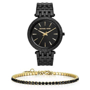 Michael Kors Darci Black Dial Black Steel Strap Watch for Women - MK3337