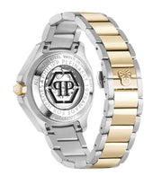 Philipp Plein High-Conic Automatic Gold Dial Two Tone Steel Strap Watch For Men - PWRAA0323