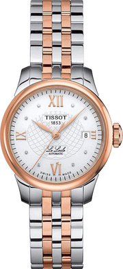 Tissot Le Locle Automatic Lady Silver Dial Two Tone Steel Strap Watch For Women - T41.2.183.16