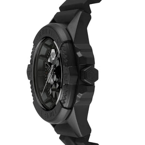 Philipp Plein The Skull Black Dial Black Silicone Strap Watch for Men - PWAAA0721