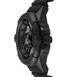 Philipp Plein The Skull Black Dial Black Silicone Strap Watch for Men - PWAAA0721