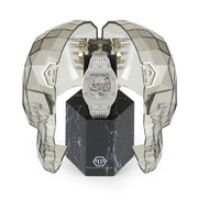 Philipp Plein The Skeleton White Dial White Silicone Strap Watch for Men - PWVBA0123