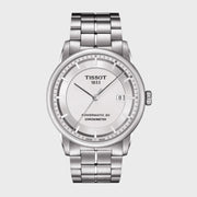 Tissot Luxury Powermatic 80 Silver Dial Silver Steel Strap Watch For Men - T086.408.11.031.00
