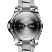 Breitling Superocean Automatic 44mm Black Dial Silver Steel Strap Watch for Men - A17367D71B1A1