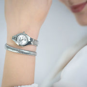 Just Cavalli Fiore Silver Dial Silver Steel Strap Watch for Women - JC1L354M0015
