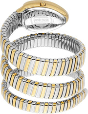 Just Cavalli Cosenza Silver Dial Two Tone Steel Strap Watch for Women - JC1L232M0055