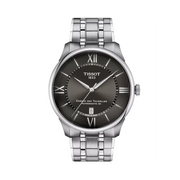 Tissot Chemin Des Tourelles Powermatic 80 Grey Dial Silver Steel Strap Watch for Men - T139.407.11.068.00