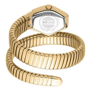 Just Cavalli Splora Green Dial Gold Steel Strap Watch for Women - JC1L394M0035