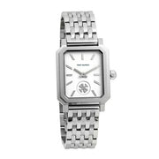 Tory Burch Robinson White Dial Silver Steel Strap Watch for Women - TBW1510